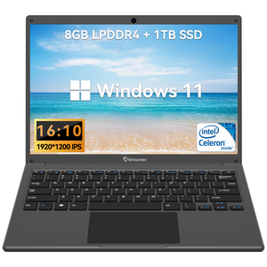 Portátil Económico de 13.3 Pulgadas con Pantalla IPS, Procesador Celeron N4020, 8 GB de RAM y 1 TB de ROM para Educación y Hogar - Product Image 5