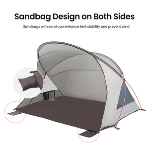 STARRYHEART Fábrica al por mayor azul solo hecho a mano punto pesca Camping playa tienda de campaña - Product Image 3