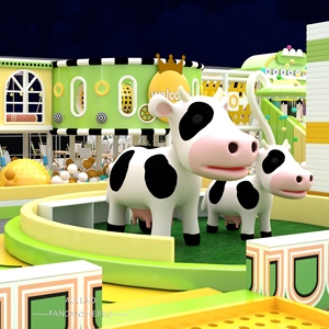 Aire de jeux pour enfants douce et fraîche de style pastoral, <span class=keywords><strong>château</strong></span> commercial pour enfants (thème fruits-légumes), certifiée sûre, ferme simulée pour - Product Image 3