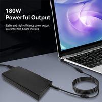 Cargador de Alta Potencia de 180W para Portátiles, 20V 9A, Conector DC de 4.5x3.0mm, Repuesto de Adaptador de Corriente para Portátiles MSI Gaming