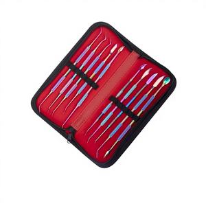 Espátula Dental, Cuchillo para Yeso, Manual, de Acero Inoxidable, Práctico y Versátil, Juego de Herramientas para Tallar Cera Dental, Instrumento Dental para Dentistas - Product Image 1