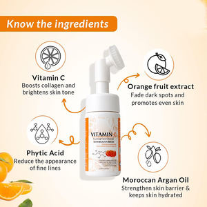 <span class=keywords><strong>โฟม</strong></span><span class=keywords><strong>ล้าง</strong></span><span class=keywords><strong>หน้า</strong></span>วีแกน อะมิโน แอซิด ไฮยาลูรอนิค แอซิด วิตามินซี ช่วยให้ผิวขาวกระจ่างใส ไม่เหนียวเหนอะหนะ สำหรับผิวแห้งและผิวมัน - Product Image 5