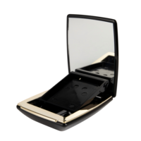Boîtier carré noir de haute qualité pour maquillage BB CC, blush, fard à paupières, fond de teint, cosmétiques nude
