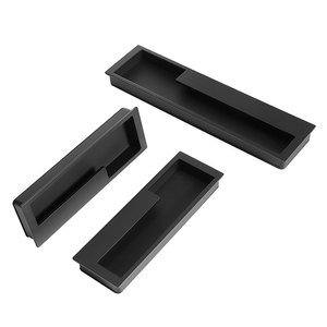 JAYA Modern Built-in Handle Sliding <strong>Door</strong> Slotted Clasp Hand Invisible Cabinet Furniture <strong>Door</strong> Handles - Product Image 4