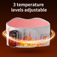 Doppel-Airbag Heizkompresse Lendenmassage Unterer Rücken Stützgürtel Knochenschmerzen Linderung Vibrator Heizender Taillenmassagegerät