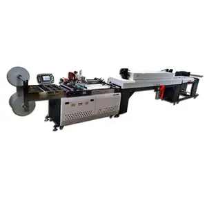 Automatic one-color roll to roll cotton with twill belt shoelace silk screen printing machine