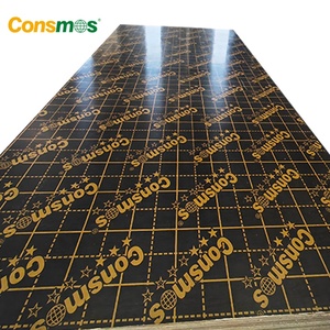 गर्म बिक्री 1220*2440mm भूरा काला लाल 12mm 15mm 18mm ब्लैक फिल्म का सामना करना पड़ा प्लाईवुड - Product Image 2