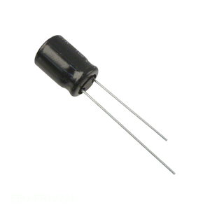 ตัวเก็บประจุแบบ Through Hole รุ่น EEU-FR1V221 ของแท้ 220 ยูเอฟ อลูมิเนียม 220UF 20% 35V แบบขาเสียบ - Product Image 1