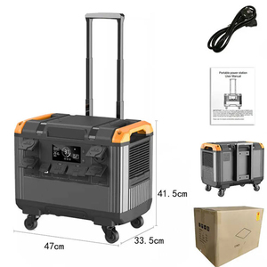 Cao Cấp 300W <span class=keywords><strong>Lithium</strong></span>-Ion Pin Năng Lượng Mặt Trời Máy Phát Điện Mppt Điều Khiển Tinh Khiết Sóng Sin Biến Tần EU Cắm Xe Nguồn Điện Nhảy Khởi Động - Product Image 4