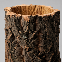 YAOYUE Cachette Naturelle en Écorce pour Reptiles, Fait Main, Grotte Creuse en Écorce d'Arbre pour Gecko, Lézard, Serpent S-XL