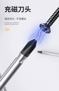 Set di Cacciaviti Professionali Multifunzione CRV Pozi Torx con Scatola in Plastica Cromata 35 Punte - Product Image 4