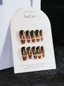 TK's Popular Minimalista Inspirado Sólido <span class=keywords><strong>Uñas</strong></span> artificiales Un solo <span class=keywords><strong>color</strong></span> Diez dedos Arena que fluye <span class=keywords><strong>Uñas</strong></span> de cáñamo Estilo francés - Product Image 6