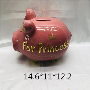 Nuevo diseño de cerámica en forma de cerdo hucha creativa de porcelana cerdo dinero monedas cajas para niños - Product Image 4