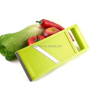 QuickSlice Efficient Manual Fruit Vegetable Slicer With Safe Durable Rectangle Blade For Easy Kitchen Prep