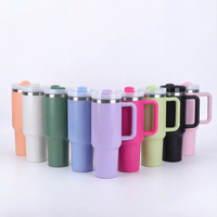 Gobelet isotherme en acier inoxydable à double paroi de 40 oz avec logo personnalisé, isolation thermique de 12 à 24 heures, sans BPA, portable