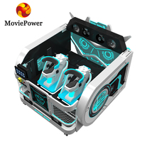 Increíble máquina de juegos virtuales 9D VR máquina parque temático simulador de vuelo Arcade videojuego VR equipo de Montaña Rusa
