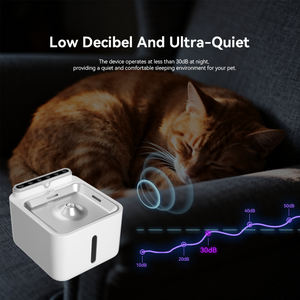 वायरलेस रिचार्जेबल स्मार्ट स्वचालित पालतू जानवरों पीने के पानी का फव्वारा - Product Image 5