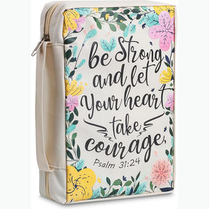 Estuche para Biblia Cristiano con Cierre, Bolsas para Biblia para Mujer, Funda Personalizada para Biblia para Hombre y Mujer, Bolsa de Moda con Estampado - Product Image 1