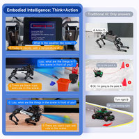 DOGZILLA Lite 15DOF Robot Chien En Alliage D'aluminium Grand Modèle pour AI Vision & Education Maker Boards Interactive