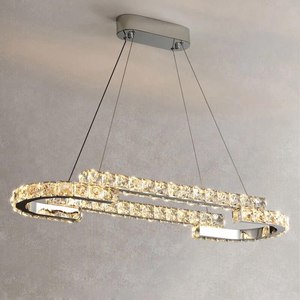 ENSEMBLE lustres LED en cristal nordique pour chambre cuisine salon intérieur éclairage à la maison <span class=keywords><strong>Suspension</strong></span> <span class=keywords><strong>Luminaire</strong></span> - Product Image 3