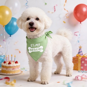 Nuevo Pañuelo de Cumpleaños para Perro, Disfraz para Fiesta de Cumpleaños, Accesorios para Mascotas, 12 Colores Disponibles, Pañuelo para Perro y Gato - Product Image 6