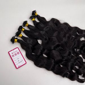 Extensiones de Cabello Humano Virgen Vietnamita con Punta Plana Ondulada, Pre-Adheridas con Queratina, Punta K, Cabello Remy, Más Vendidas - Product Image 6
