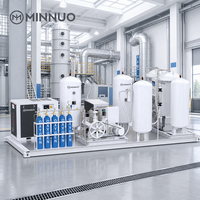 Usine PSA d'oxygène de haute pureté (99 %) de 10 Nm³/h avec système de remplissage pour la dépression d'oxygène