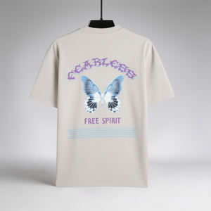 เสื้อยืดลำลองสีเทาอ่อนคุณภาพเยี่ยมสำหรับผู้ชายสำหรับฤดูร้อน ผ้าฝ้าย 60% โพลีเอสเตอร์ 40% - Product Image 6