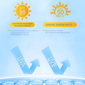 自有品牌韩版防晒防晒防水不油腻天然有机矿物防晒霜Spf 50防晒霜 - Product Image 4