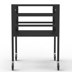 Mécanisme de verrouillage JH-Mech Chariot de volleyball en métal enduit de poudre à conception de cadre en acier robuste avec roues - Product Image 4