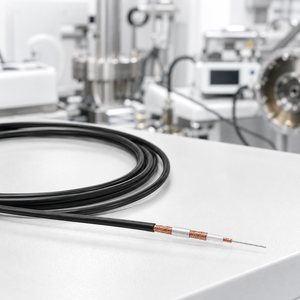 สายเคเบิลไตรแอกเชียล PTFE TRB316 50 โอห์ม สำหรับงานอุณหภูมิสูง เสียงรบกวนต่ำ เหมาะสำหรับอุปกรณ์วัดสุญญากาศในระบบอุปกรณ์นำทางทางอากาศ และเครื่องมือวัดความแม่นยำสูง - Product Image 3