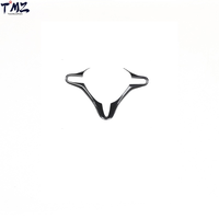 Kit de garniture de volant universel aspect fibre de carbone LHD RHD, couvercle intérieur pour Honda City 2008-2012, panneau de protection décoratif