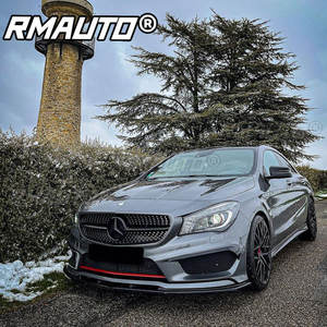 Kit de 3 pièces pour pare-chocs avant, séparateur de pare-chocs, diffuseur, spoiler, protection de carrosserie pour Mercedes Benz CLA C117 AMG CLA45 2013-2015, accessoires - Product Image 4