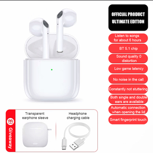 Mới Nhất TWS BT Tai Nghe Không Dây 8D Stereo Tai Nghe Với LED Hiển Thị Không Thấm Nước Earbuds Thông Minh Cảm Ứng Tai Nghe - Product Image 4