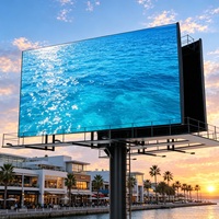 Écran LED extérieur P4 P5 étanche IP65 pour publicité urbaine, mur d'affichage LED fixe, fréquence de rafraîchissement 7680Hz, signalisation de rue
