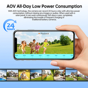 6MP Dual Lens 4G Solar PTZ Security Camera Two <strong>Scenes</strong> View AOV 24/7 Recording CCTV Camera Color Night Vision AI Human <strong>Detection</strong> - Product Image 2