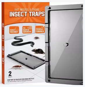 Trappola per roditori con aroma di arachidi, attira topi, serpenti e ratti, trappola a colla potente usa e getta per il controllo dei parassiti in camera da letto - Product Image 1