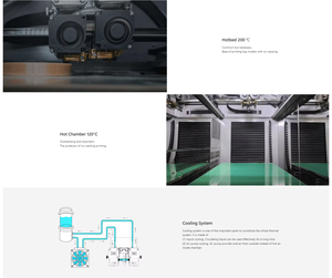 Creatbot PEEK 300, Sistema de Enfriamiento Térmico Avanzado, Líder en Impresoras 3D de Ultra Alto Rendimiento, Impresora 3D PEEK 300 - Product Image 5