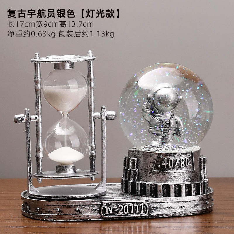 Retro Silver Astronaut [Light-Up Version]