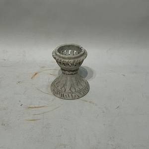 Décoration d'intérieur : Support en pierre antique, pièce décorative compacte inspirée du design architectural classique - Product Image 1