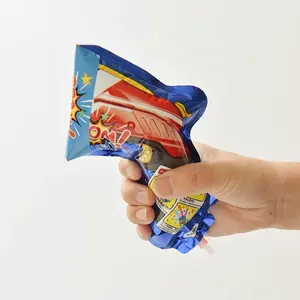 Globo de papel de aluminio de lentejuelas inflable, pistola de saludo, juguetes de mano, suministros para fiestas locas, accesorios de celebración - Product Image 1