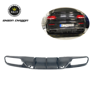 Difusor de Fibra de Carbono Ligero Estilo MC, Divisor de Parachoques Trasero para <span class=keywords><strong>Mercedes</strong></span> <span class=keywords><strong>Benz</strong></span> W205 C63 Sedán Coupé <span class=keywords><strong>Clase</strong></span> <span class=keywords><strong>C</strong></span> <span class=keywords><strong>2016</strong></span> en Adelante - Product Image 1