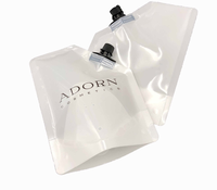 Pochettes souples anti-fuite et anti-humidité de qualité supérieure avec bec verseur pour lotions de soin de luxe et nettoyants visage, finition mate, vente en gros