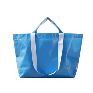 Borsa da <span class=keywords><strong>Shopping</strong></span> Impermeabile in PE Intrecciato di Grande Capacità, Oversize con Rivestimento Effetto Pelle di Serpente, Tracolla e Manico in Nastro PP - Pack <span class=keywords><strong>World</strong></span> - Product Image 1