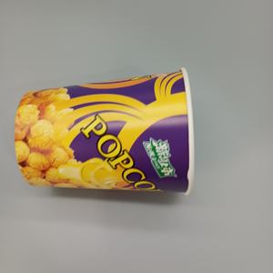 กล่องกระดาษคราฟท์สำหรับอาหารร้อนแบบนำกลับบ้าน  บรรจุภัณฑ์อาหารริมทางแบบใช้แล้วทิ้ง  พร้อมโลโก้ร้านอาหารตามสั่ง - Product Image 1