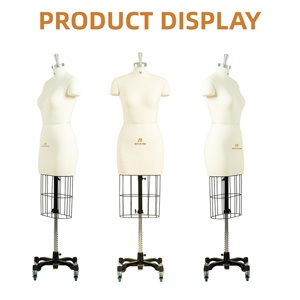 <span class=keywords><strong>Mannequin</strong></span> de <span class=keywords><strong>couture</strong></span> Beifuform pour femme, taille M, sans jambes, pour drapage et présentation de vêtements féminins - Product Image 5