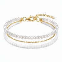 Bracelets empilables bohèmes multicolores en fausses perles, ensemble de bracelets perlés multicouches pour femmes, bijoux de fête et de festival, vente chaude
