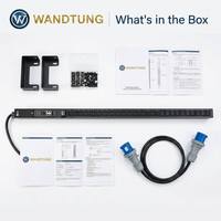 Soket Industri Kustom Dapat Disesuaikan C13 / C19 PDU Pintar Bermeter Daya Tinggi Desain Input Satu Fasa 230V PDU Pintar