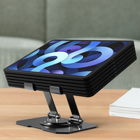 Support portable pliable et réglable en acier au carbone pour ordinateur portable/tablette/téléphone portable, design flexible pour bureau à domicile – Nouveauté 2024, Vente Flash