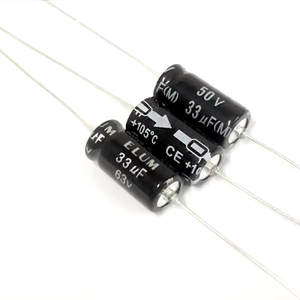 <span class=keywords><strong>ELUM</strong></span> 63v33uf Condensateur électrolytique à filtre polarisé axial horizontal 50v 33uf 8X16mm - Product Image 1